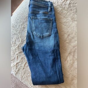 Women’s jeans flares and skinny jeans all high rise